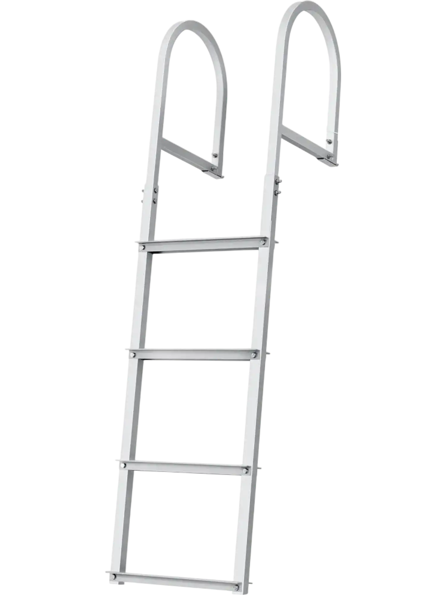 Vevor Dock Ladder Removable 4-Step Aluminum Alloy Pontoon Boat Boarding Ladder New