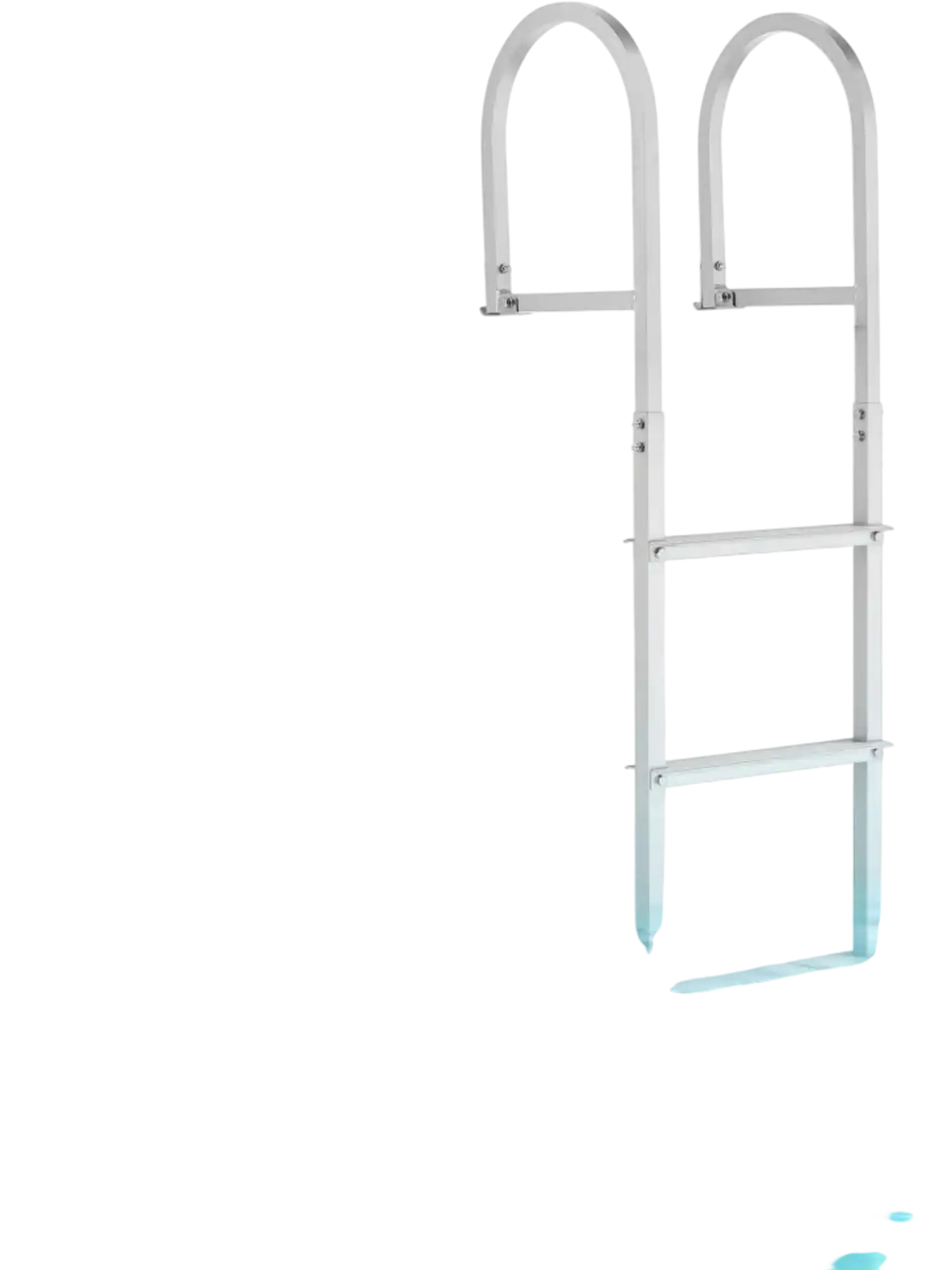 Vevor Dock Ladder 4-Step Removable Aluminum Alloy Swim Ladder New