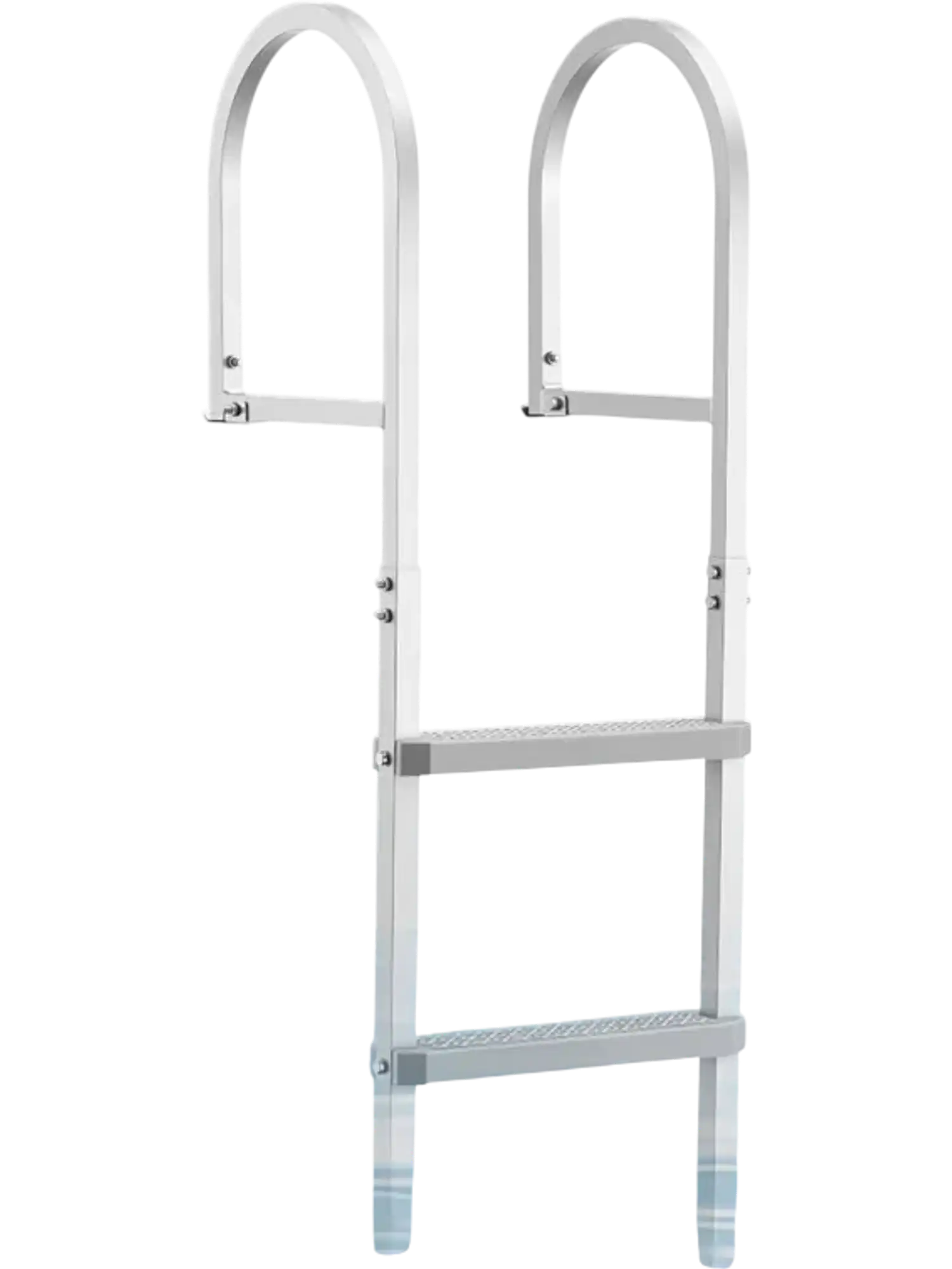 Vevor Dock Ladder Removable 3-Step Aluminum Alloy Boat Swim Ladder New