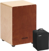 VEVOR Cajon Box Drum Wooden Birchwood Percussion Instrument Snare Wires Travel Bag