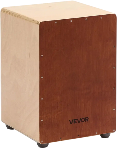 Vevor Cajon Drum Box Birch Wood Snare Wires Percussion Instrument New