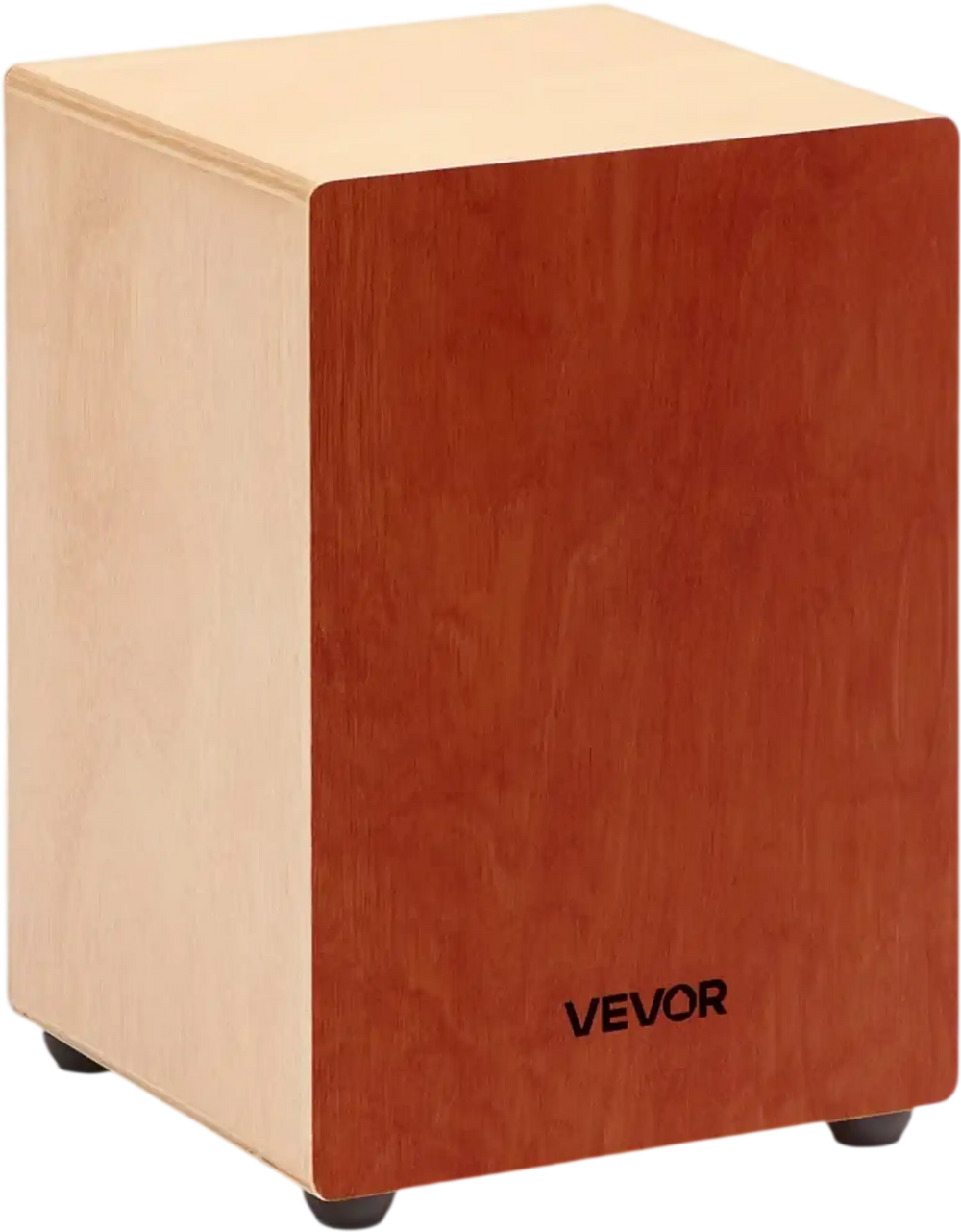 VEVOR Cajon Box Drum Wooden Percussion Instrument Drum with Guitar Strings Birch Wood