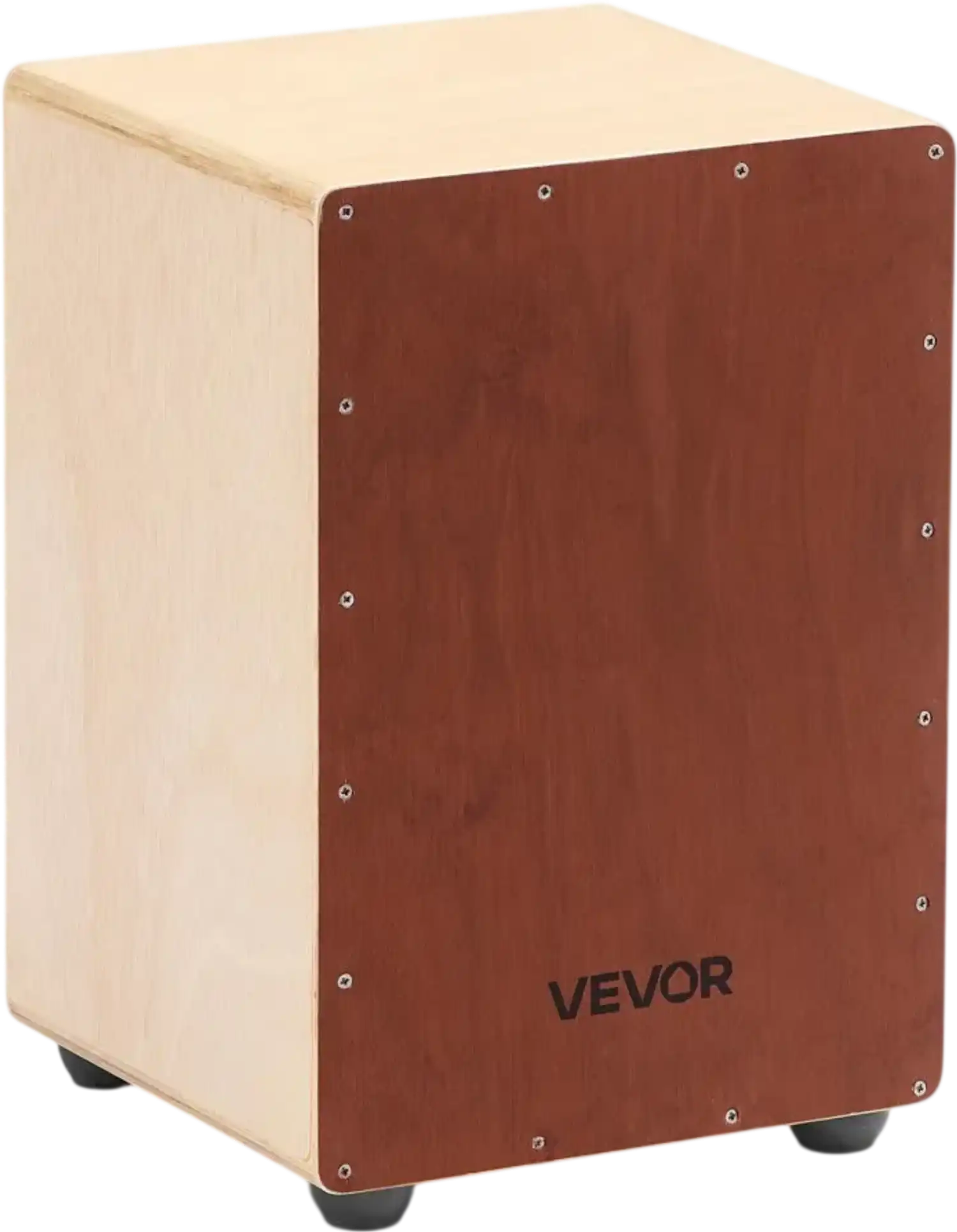 Vevor Cajon Drum Compact Birchwood Box Drum with Snare Wires New