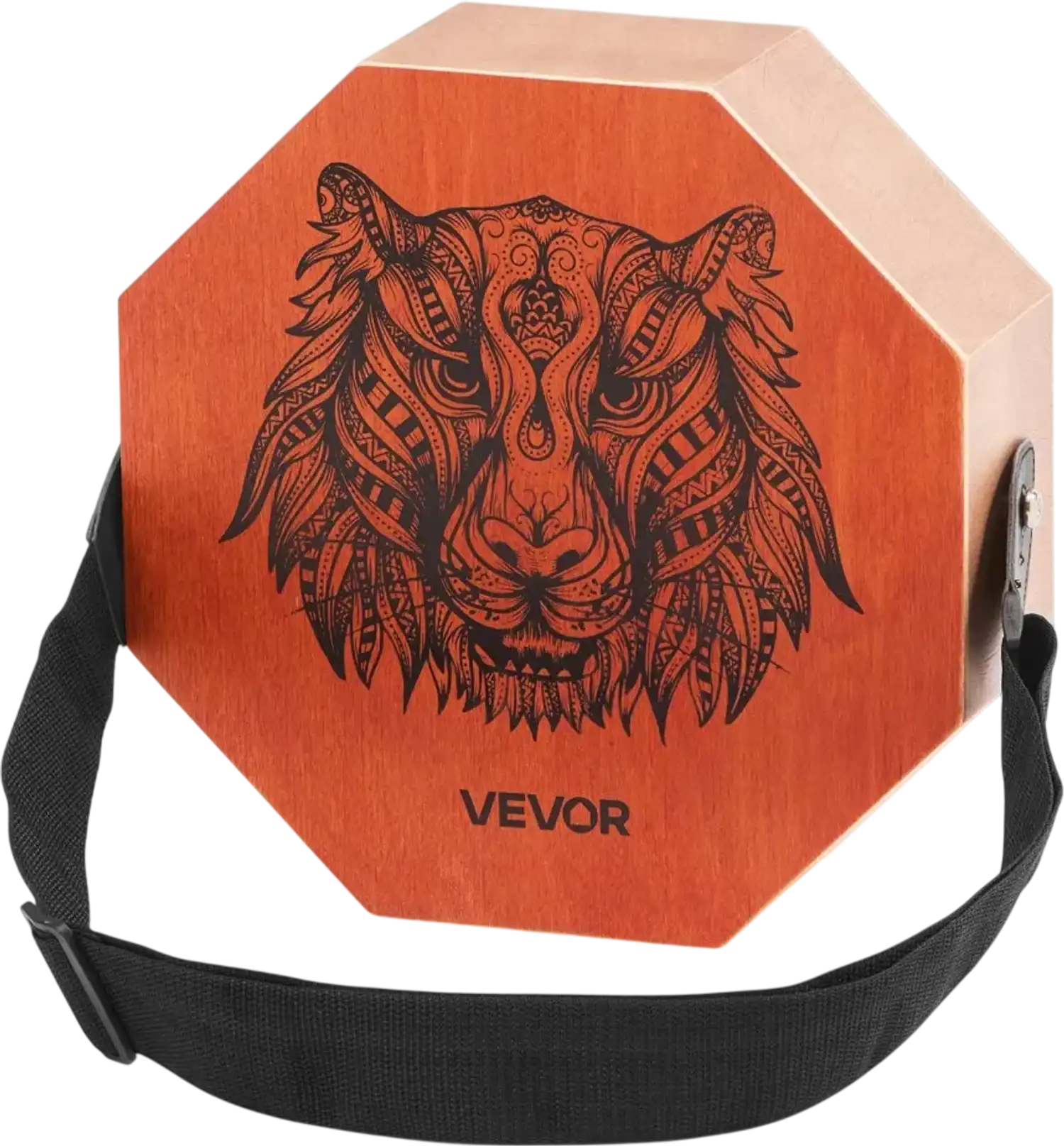 Vevor Cajon Drum Unique Wooden Percussion Box with Adjustable Strap New