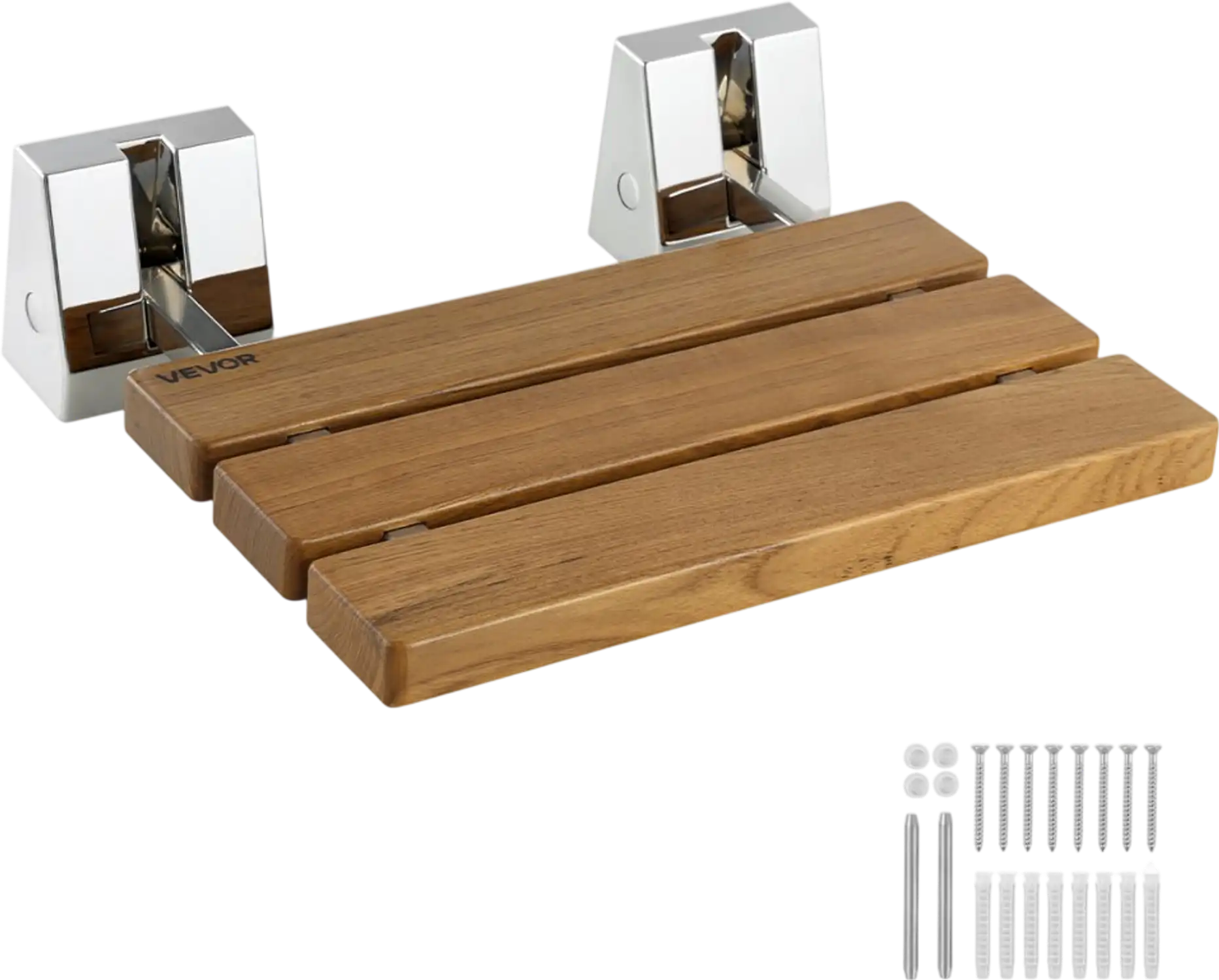 Vevor Shower Seat Foldable Wall Mounted 15.7