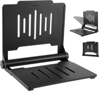 VEVOR Foldable Shower Seat Wall Mounted, 17.8
