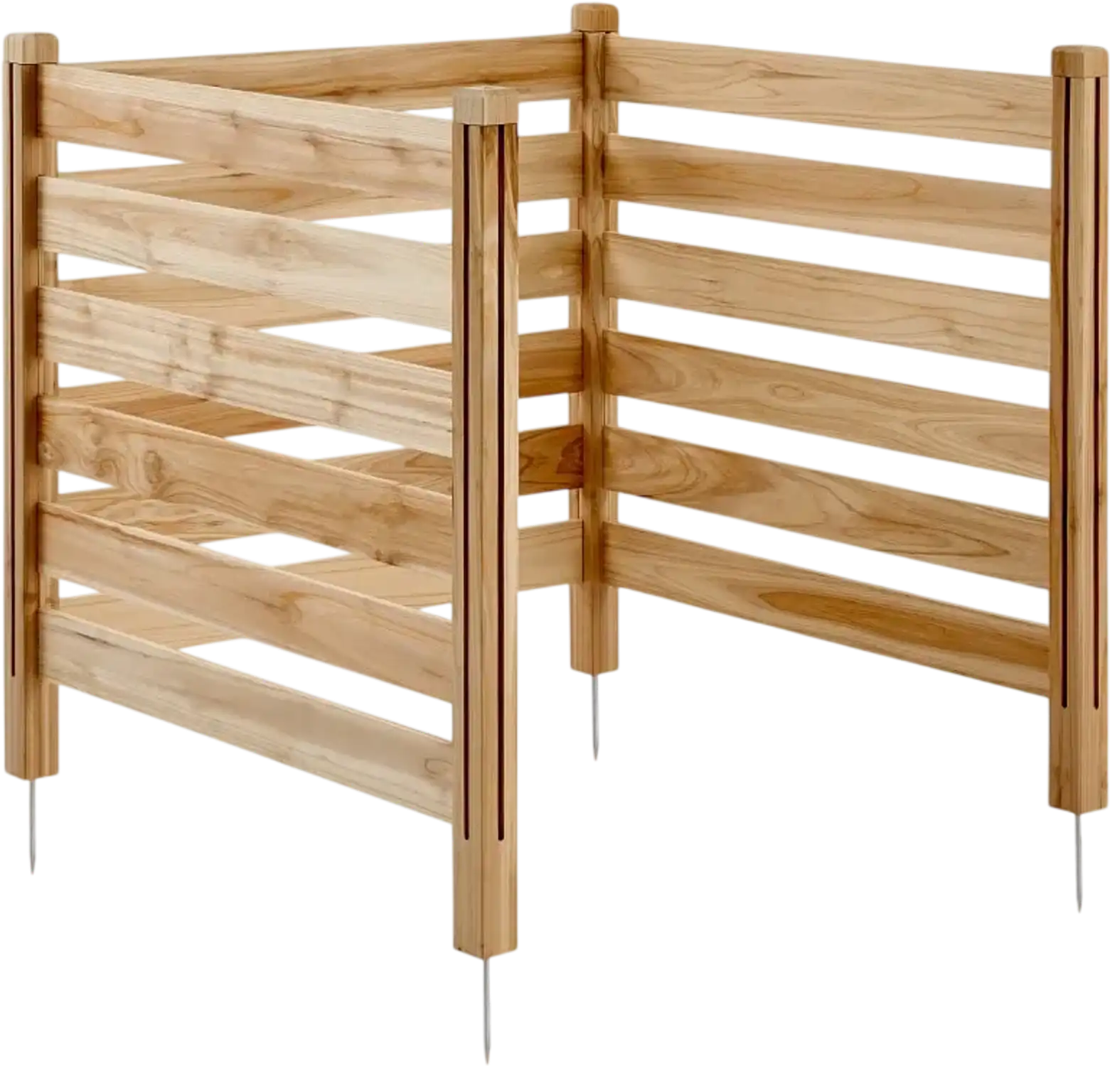 Vevor Wood Privacy Fence 3-Panel Outdoor Air Conditioner Screen 38
