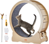 VEVOR Cat Exercise Wheel, Large Cat Treadmill Wheel for Indoor Cats, 35.8 inch Cat Running Wheel with Detachable Carpet and Cat Teaser for Running/Walking/Training, Suitable for Most Cats