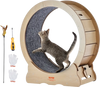 VEVOR Cat Exercise Wheel, Large Cat Treadmill Wheel for Indoor Cats, 29.5 inch Cat Running Wheel with Detachable Carpet and Cat Teaser for Running/Walking/Training, Suitable for Most Cats