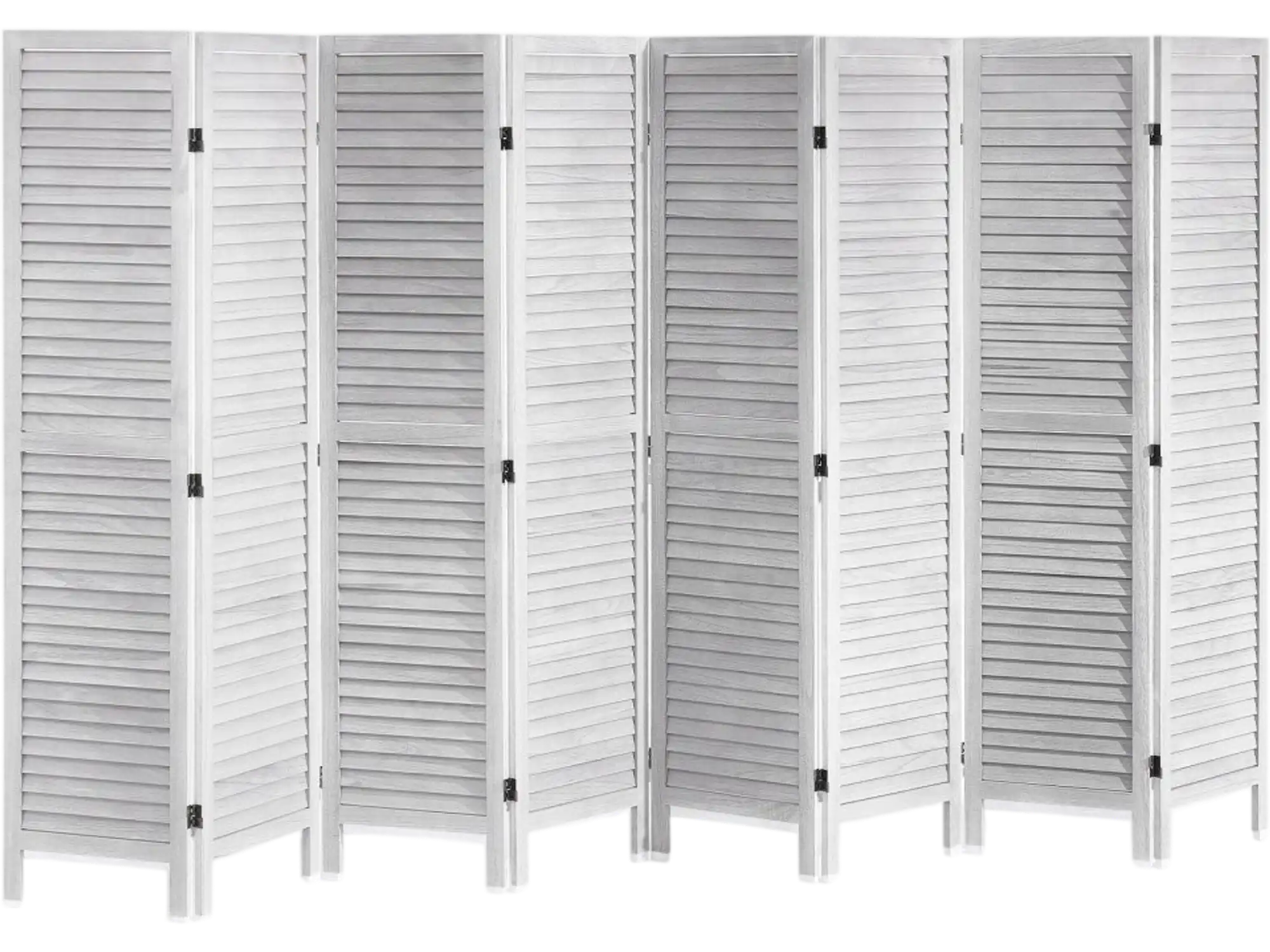 Vevor Room Divider 8-Panel Wooden Folding Privacy Screen 128