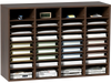 VEVOR Literature Organizers, 36 Compartments Office Mailbox with Adjustable Shelves, Wood Literature Sorter 39.3x12x26.8 inches for Office, Home, Classroom, Mailrooms Organization, EPA Certified Brown