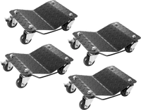 VEVOR Wheel Dolly, 6000 lbs/2722 kg Car Moving Dolly, Wheel Dolly Car Tire Stake Set of 4 Piece, Heavy-duty Car Tire Dolly Cart Moving Cars, Trucks, Trailers, Motorcycles, and Boats