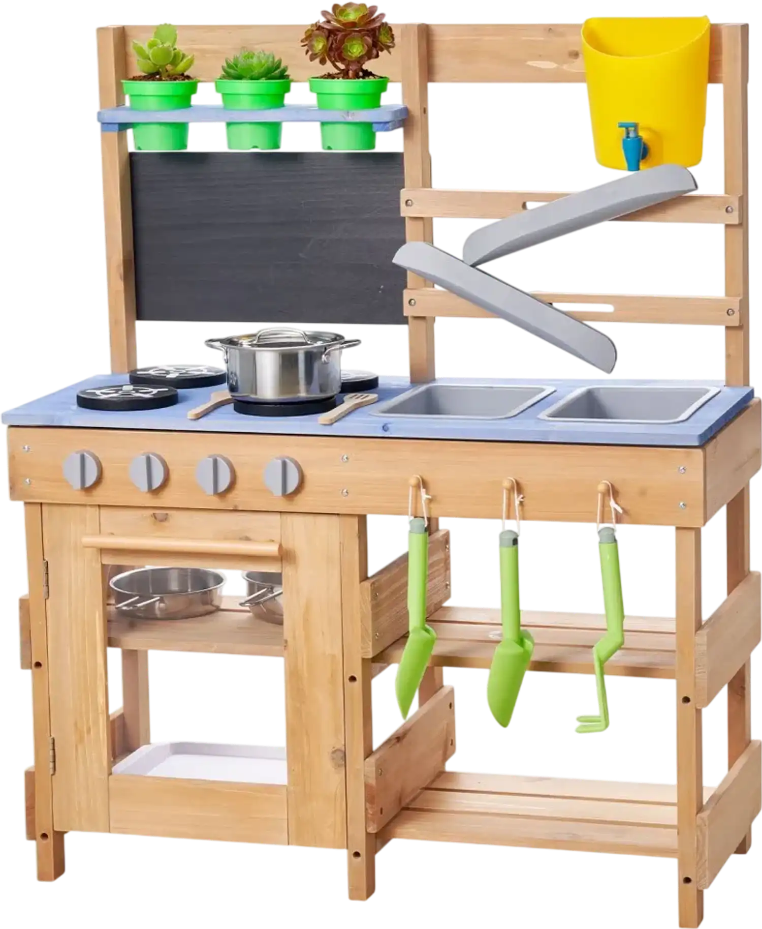 Vevor Mud Kitchen Outdoor Kids Play Kitchen with Water and Sand New