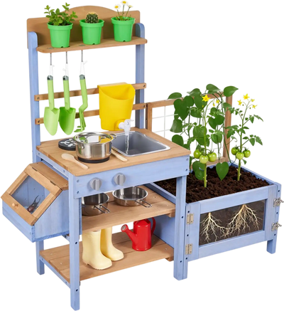 Vevor Mud Kitchen Outdoor Toddler Playset New
