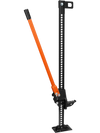 VEVOR High Lift Farm Jack, 48" Utility Farm Jack, 7000 lbs Capacity Ratcheting Off Road Utility Jack, Heavy-Duty Farm Jack for Tractor, Truck, SUV, Bumper Lift, Orange