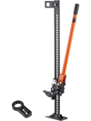 VEVOR Farm Jack, 42" Utility High Lift Farm Jack, 3.18 Ton (7,000 lbs) Capacity Ratcheting Off Road Utility Jacks, Heavy-Duty Lift Jacks with 5.12"-36.6" Lifting Range for Tractor, Truck, SUV