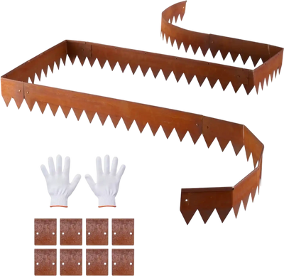 Vevor Landscape Edging Corten Steel 6-Pack 40
