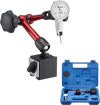 VEVOR Dial Test Indicator with Universal Magnetic Base and Storage Case, 0.0005 inch Accuracy, 0-0.03 inch Range, Micro Ball Handle for Narrow Area Measurement, Industrial Machining & Inspection