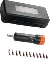 VEVOR 1/4" Drive Torque Screwdriver Wrench Set | 10-70 in-lbs Torque Adjustment Range | 1 in-lb Increment Torque Screwdriver | Driver Bits Set with View Window, 12 Bits & Case, Magnetic Function