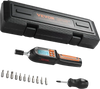 VEVOR Digital Torque Screwdriver, 1/4" Drive Screwdriver Torque Wrench, Electrician Torque Screwdriver with LCD, 2.65-70.67 in-lbs Torque Range, 0.01 N.m Increment Torque Screwdriver with Bits & Case