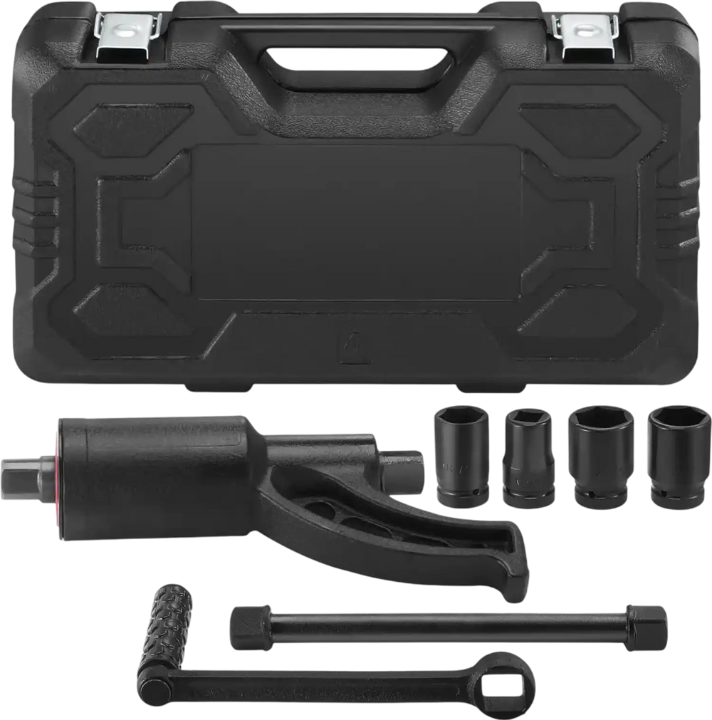VEVOR Torque Multiplier, Heavy Duty Torque Multiplier Wrench Set, 1 Inch Drive Lug Nut Wrench Torque Multiplier, 1:58 4800N.m Lug Nut Remover, with 4 Sockets and Storage Case for Truck Trailer RV