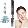 VEVOR Professional Microneedling Pen, Electric Derma Pen with 6PCS Disposable Cartridges, 6 Variable Speed Skin Care Beauty Device with LCD Display and 0-2.5mm Adjustable Needle Length