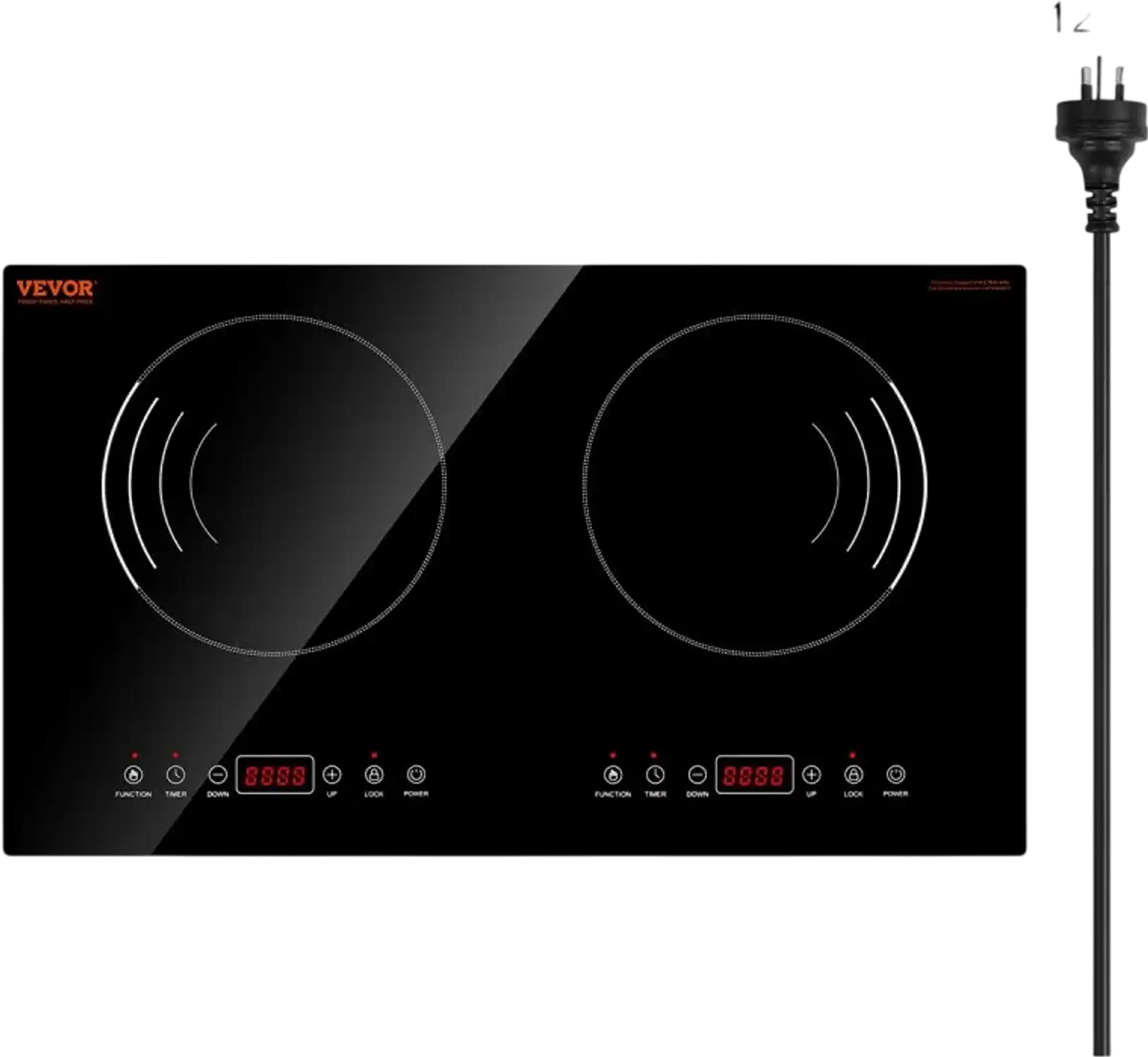 Vevor Induction Cooktop 2 Burner 23.6