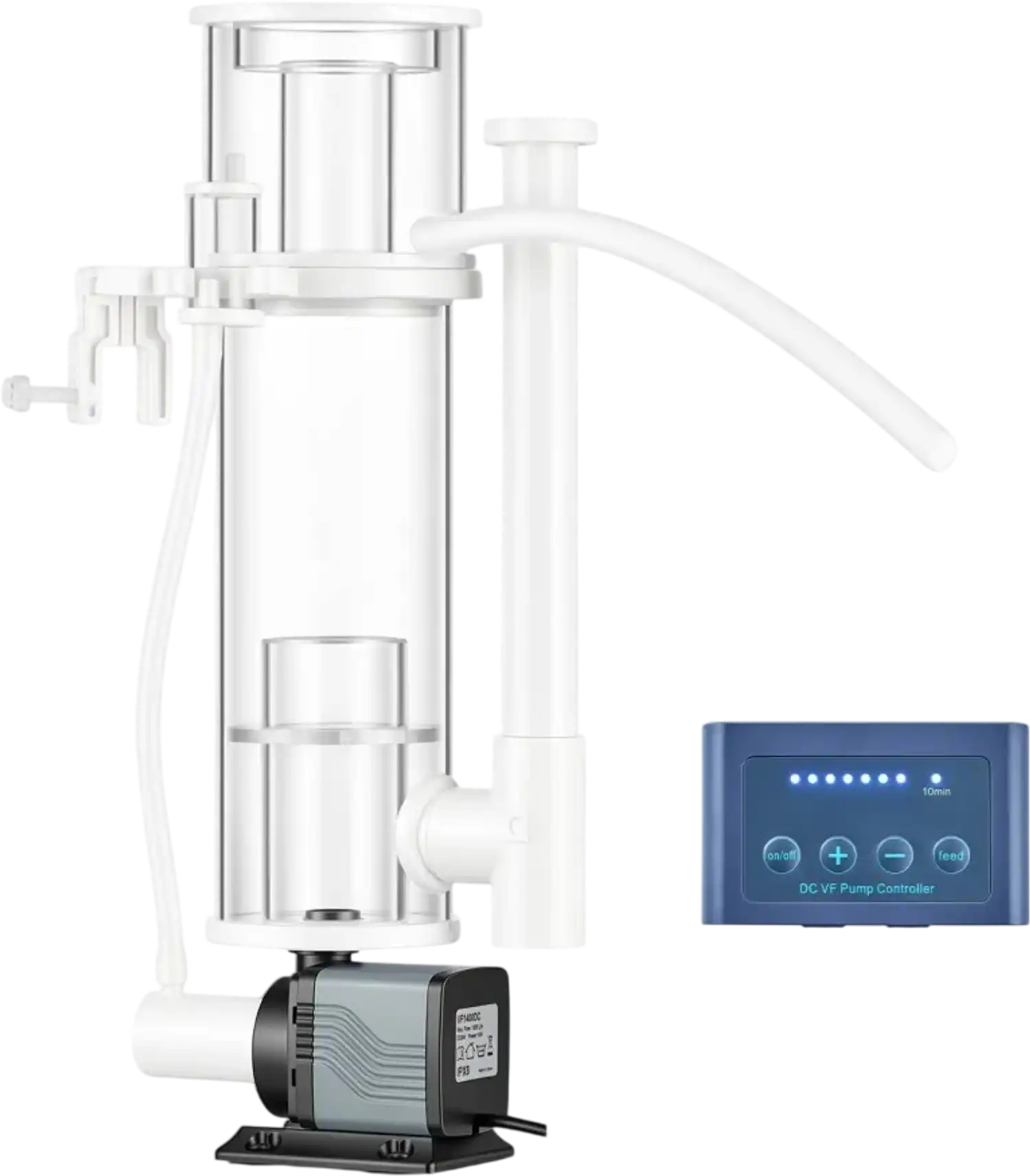 Vevor Protein Skimmer 30-80 Gal Saltwater Aquarium Hang-On DC Pump New
