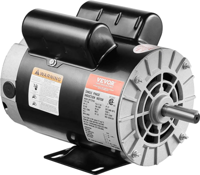Vevor Air Compressor Motor 3.7 HP 3450 RPM 230V 56 Frame New