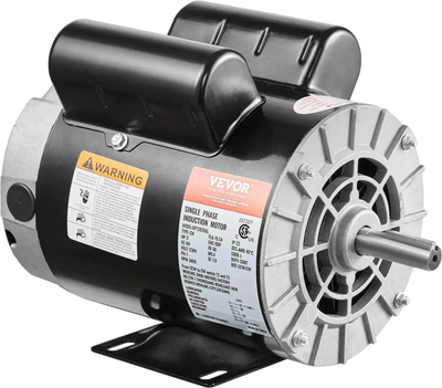 VEVOR 3HP Air Compressor Electric Motor, 230V 15.5 Amps, 56 Frame 3450RPM, 5/8