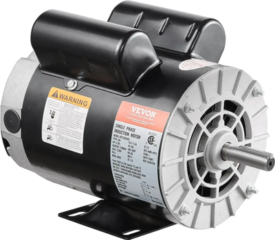 Vevor Air Compressor Motor 5 HP 230V 3450 RPM 56 Frame Single Phase New