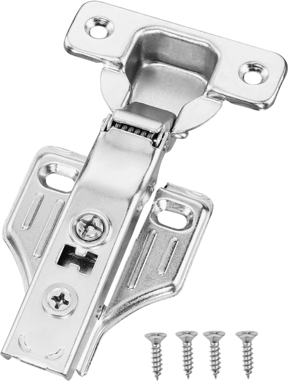 VEVOR Cabinet Hinges, 40 Packs Full Overlay Kitchen Cabinet Door Hinges, 100 Degree Opening Angel Soft Close Concealed Cupboard Hinges for Framed + Frameless Cabinet Type, with Mounting Screws