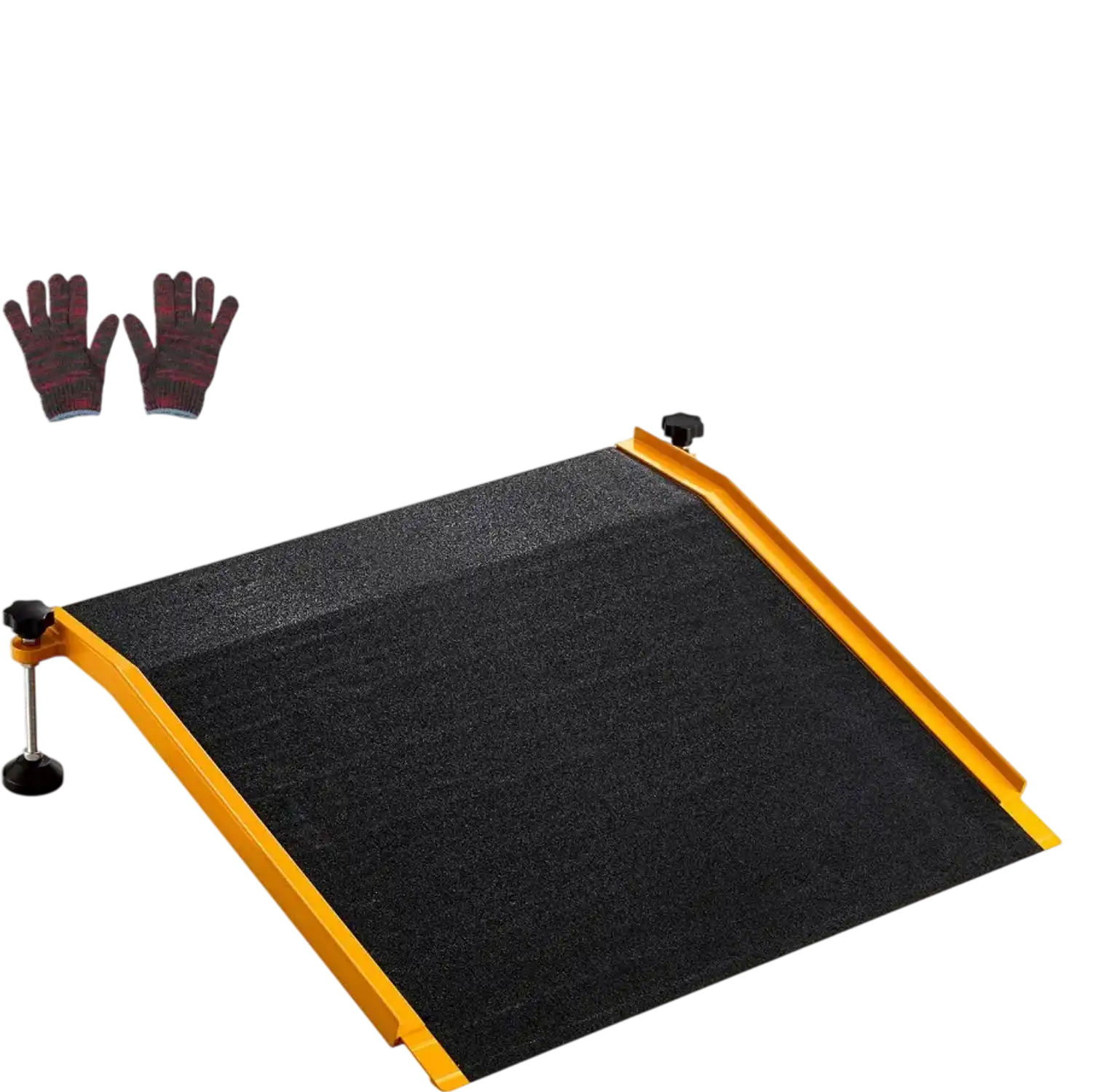 Vevor Threshold Ramp Adjustable Aluminum Wheelchair Doorway Ramp 26.4 x 31.9