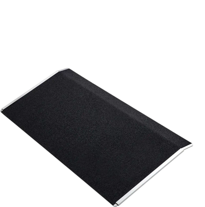 VEVOR Threshold Ramp for Doorways, 31.9 x 15.4 in, Platform Aluminum Wheelchair Ramp, Non-Slip Door Threshold Ramps, 400 lbs Load Capacity, for Home Steps, Curbs, Wheelchairs, Walkers, Scooter, Carts