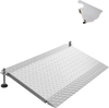 VEVOR Threshold Ramp for Doorways, 42.5 x 23.2 in, Platform Aluminum Wheelchair Ramp with Adjustable Height, Non-Slip Door Threshold Ramps, 1000 lbs Capacity, for Home Steps, Wheelchairs, Walkers