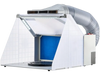 VEVOR Airbrush Spray Booth, Portable Hobby Airbrush Paint Spray Booth Kit with LED Lights, Exhaust Fan and Exhaust Extension Hose, Airbrush Paint Booth for Painting Models, Arts, Crafts, Cakes