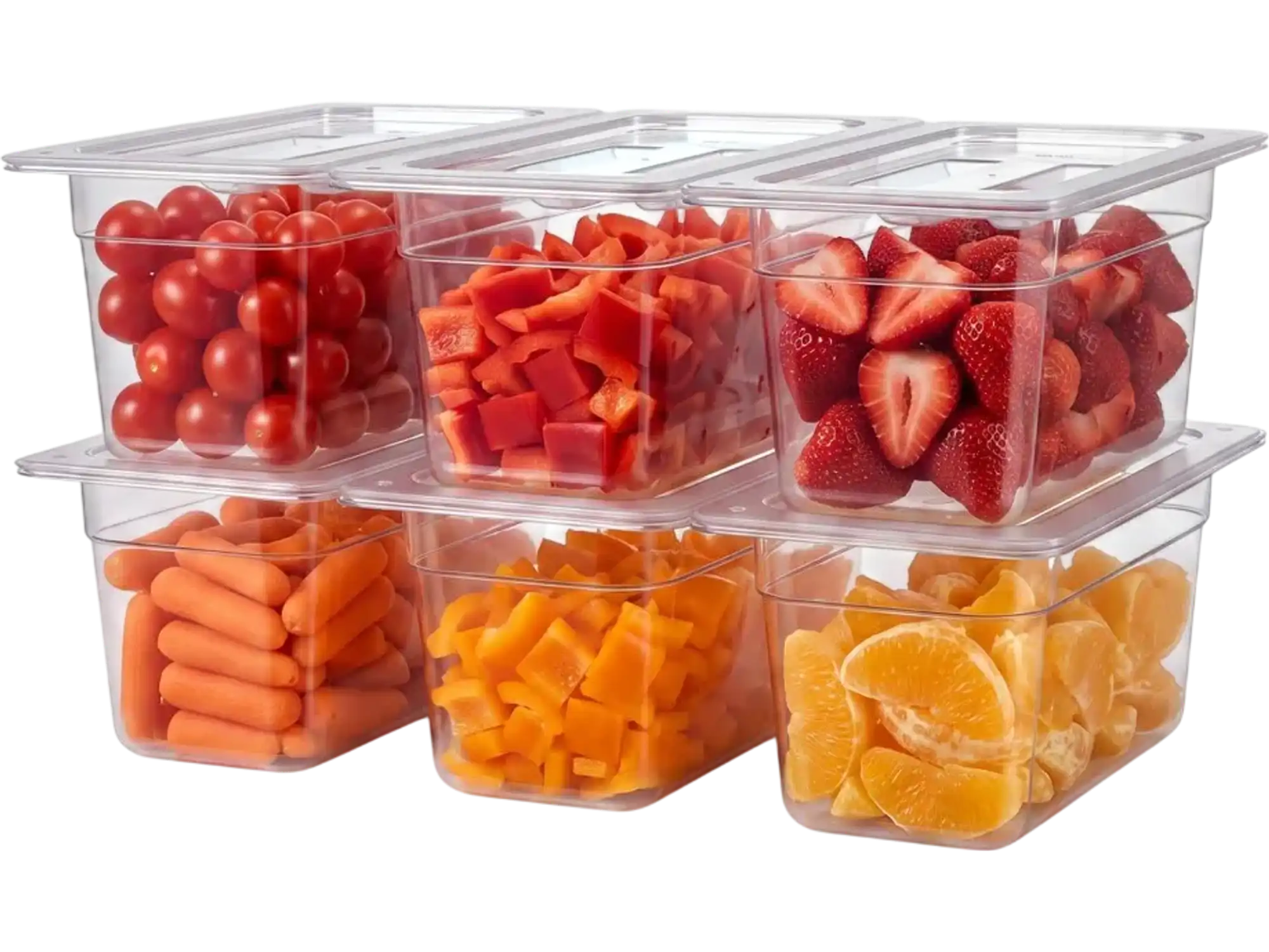 Vevor Food Pans 6-Pack 1/3 Size 6