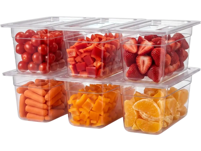 Vevor Food Pans 6-Pack 1/3 Size 6