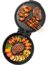 VEVOR Pizza Oven, 12 in Electric Pizza Maker, 1200W Electric Pizzas Cooker with Non-Stick Coating, 180° Open for Dual Side Baking, Heats up to 410 ˚F, Multi-Function Cooking, for Pizzas, Barbecue