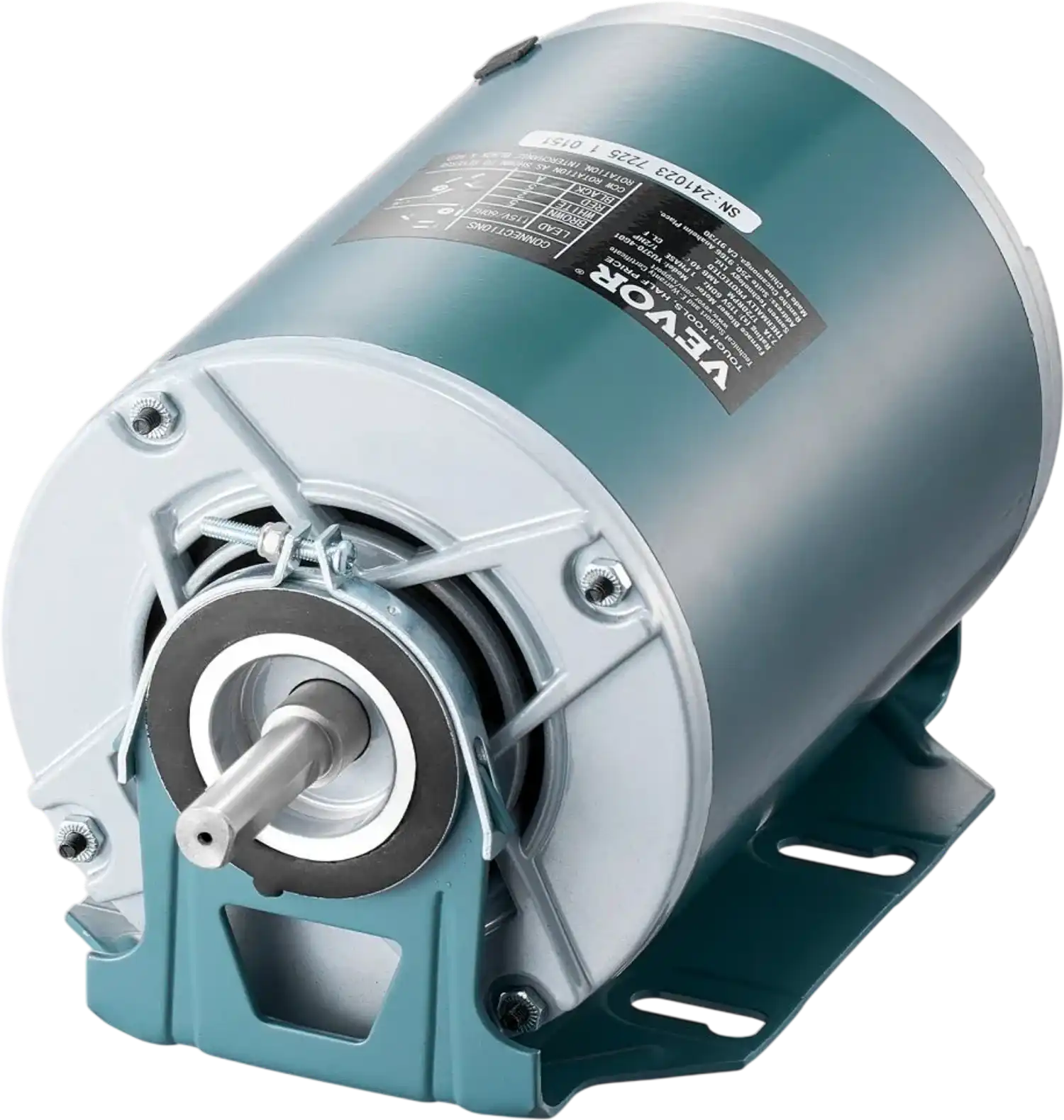 Vevor Furnace Blower Motor 1/2 HP 1720 RPM 115V Single Phase Belt Drive New