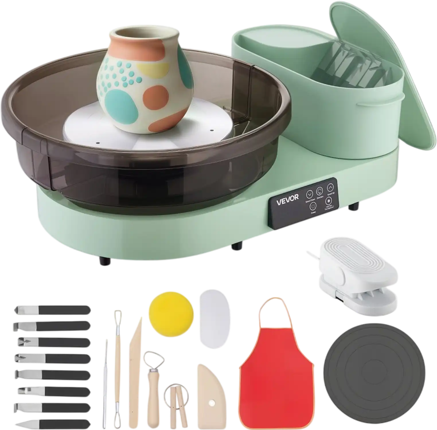 Vevor Pottery Wheel Portable Tabletop 450W 14