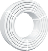VEVOR PEX Pipe 3/4 Inch, 100 Feet Length PEX-B Flexible Pipe Tubing for Potable Water, Pex Water Lines for Hot/Cold Water & Easily Restore, Plumbing Applications with Free Cutter & Clamps ,White