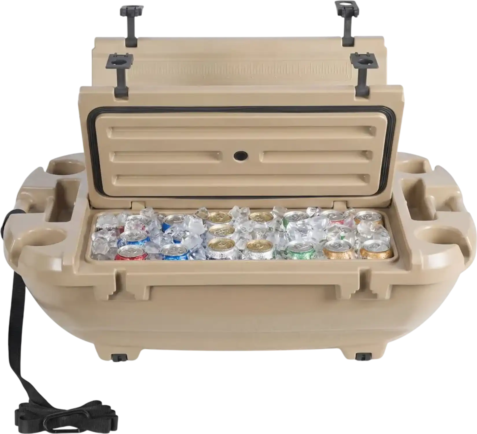 Vevor Floating Cooler 40 QT Amphibious Ice Chest Apricot New