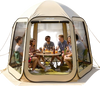 VEVOR Screen House Tent, 10 x 9.2 ft, 4-8 Person Pop Up Screen Tent, Portable Screened in Canopy with Carry Bag, Netting Sides, Ground Stakes, for Garden, Patio, Backyard, Outdoor Activities, Beige