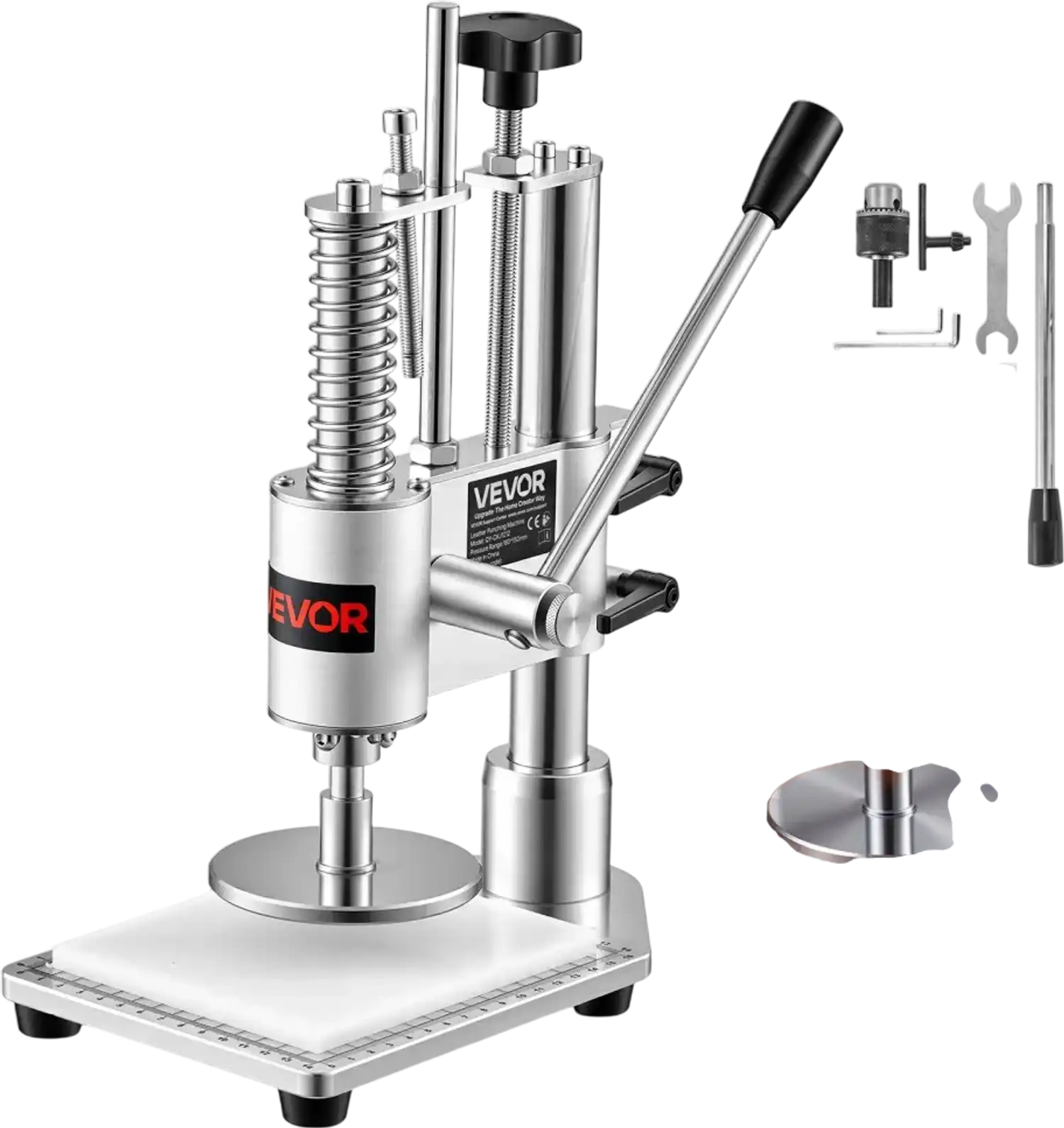 Vevor Leather Punching Machine Manual Hole Punch Press New