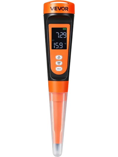 Vevor Food pH Meter Waterproof Pocket Tester Kit New