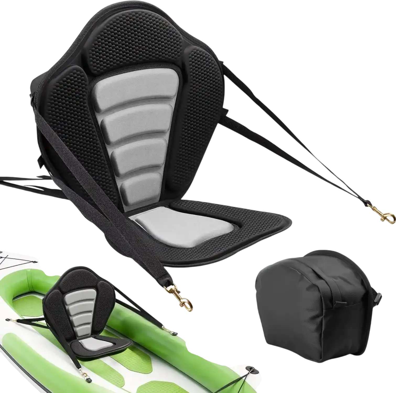 Vevor Kayak Seat Universal Paddle Board Seat with Back Support 1 Pack 0.5