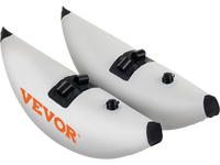 VEVOR Kayak Outrigger Stabilizers, 2 PCS, PVC Inflatable Outrigger Float with Sidekick Arms Rod, Standing Float Stabilizer System Kit for Kayaks, Canoes, Fishing Boats
