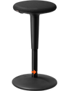 VEVOR Wobble Chair, Height-Adjustable (21.7-28.3") Active Chair, Flexible Seating Wobble Stool Made of Iron Improves Focus & Posture, Ideal for Schools, Office and Home, 8° Tilt Angle, Age 12-18, Black
