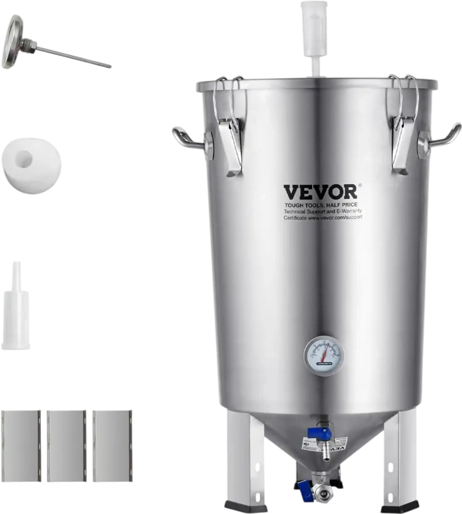 Vevor Fermentor 8 Gallon Stainless Steel Brew Bucket New